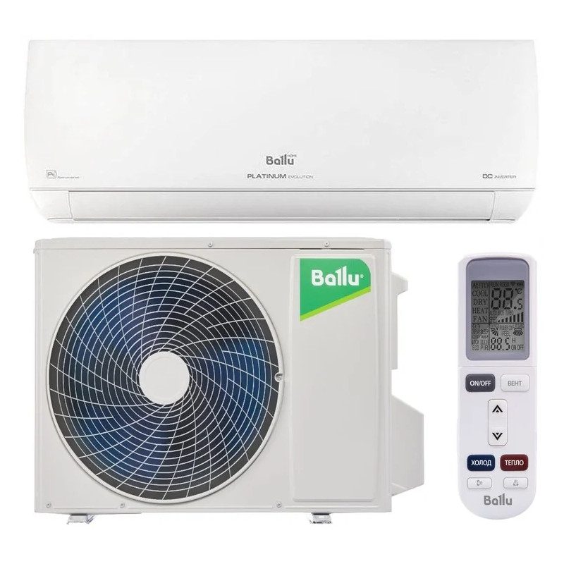 Кондиционер Ballu Platinum Evolution BSUI-09HN8_V4 - купить с монтажом в Москве и области.
