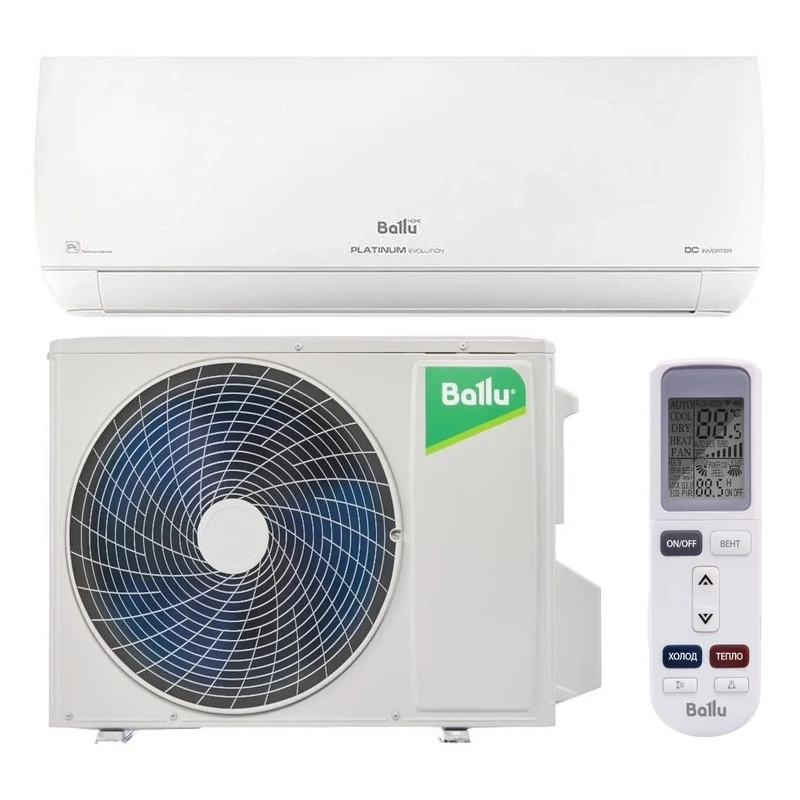 Кондиционер Ballu Platinum Evolution BSUI-09HN8_V4 - купить с монтажом в Москве и области.