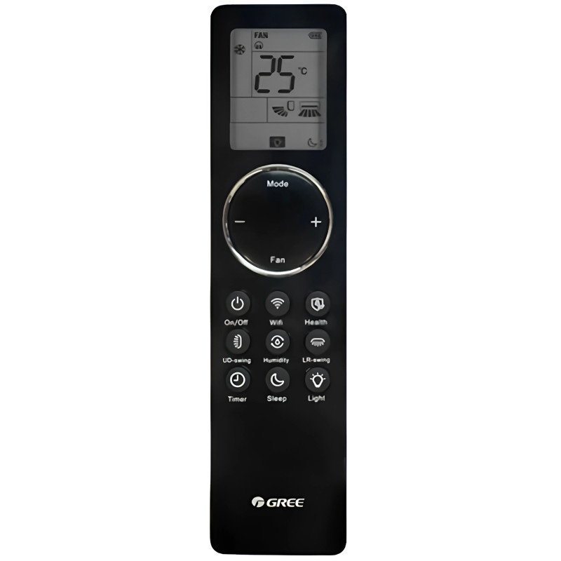 Внутренний блок Gree Airy GWH12AVCXD-K6DNA1A/I (black) - купить с монтажом в Москве и области.
